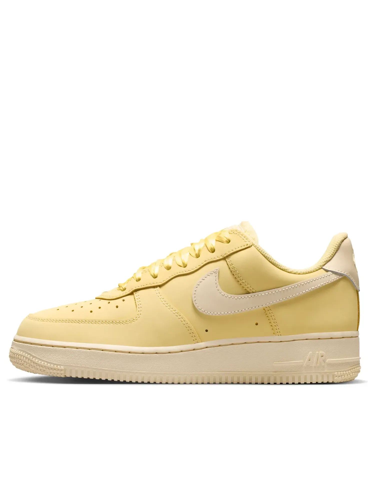 Женские кроссовки с шнуровкой Nike Air Force 1 Retro Premium Soft Yellow — изображение 1 из 6, желтый
