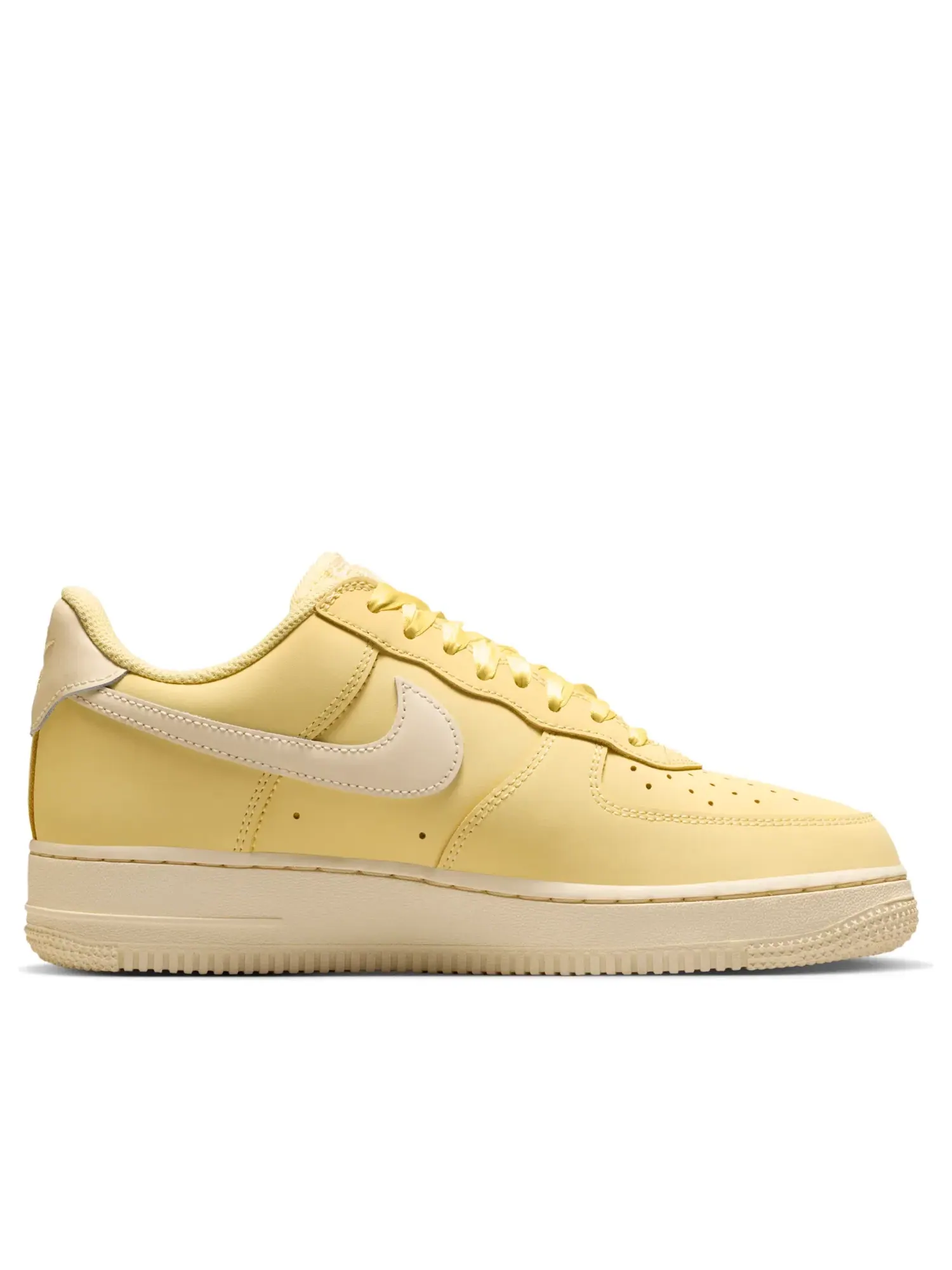 Женские кроссовки с шнуровкой Nike Air Force 1 Retro Premium Soft Yellow — изображение 2 из 6, желтый