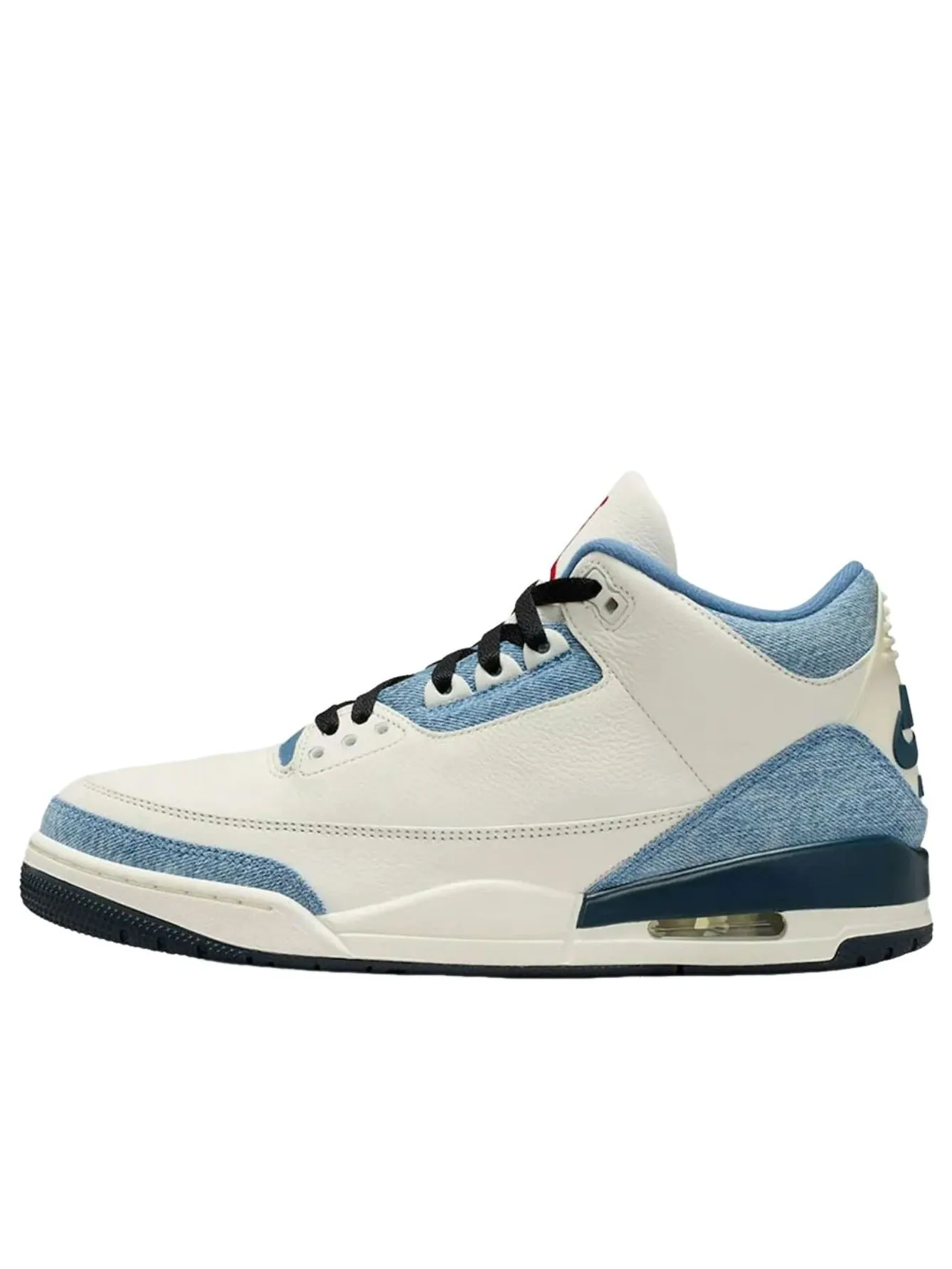 Кроссовки Air Jordan 3 Retro x Levi's 'All-Star' — изображение 1 из 6, джинсовый синий//красный