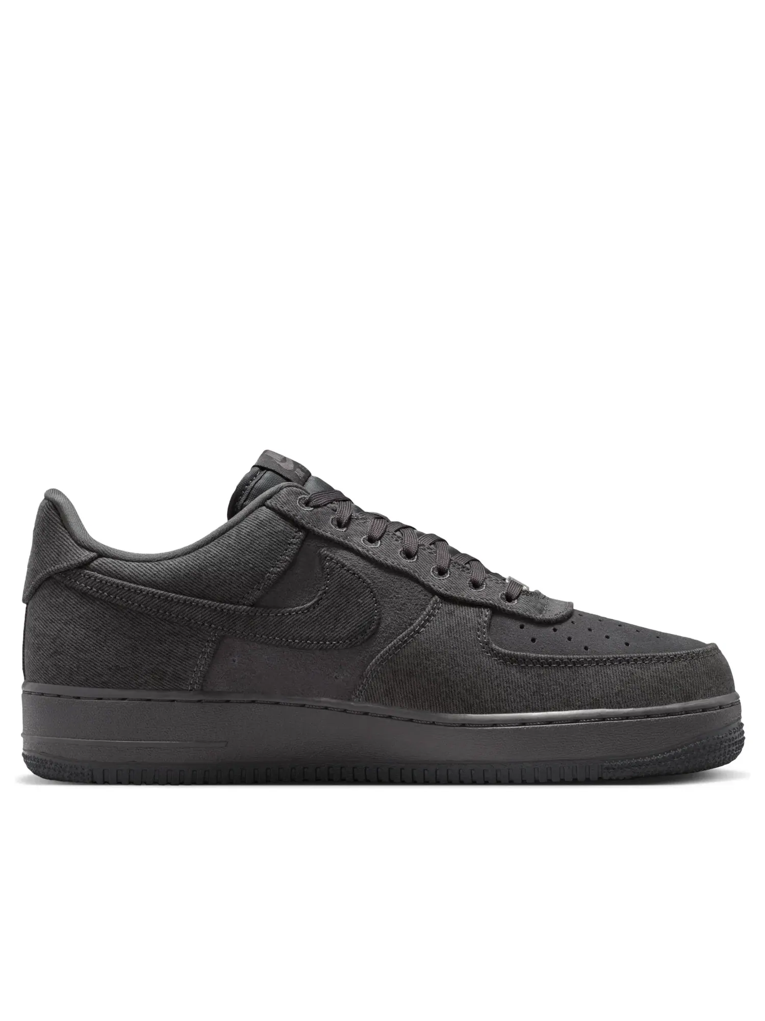 Мужские кроссовки с джинсовым верхом Nike Air Force 1 '07 LV8 'Anthracite Denim' — изображение 2 из 7, серый
