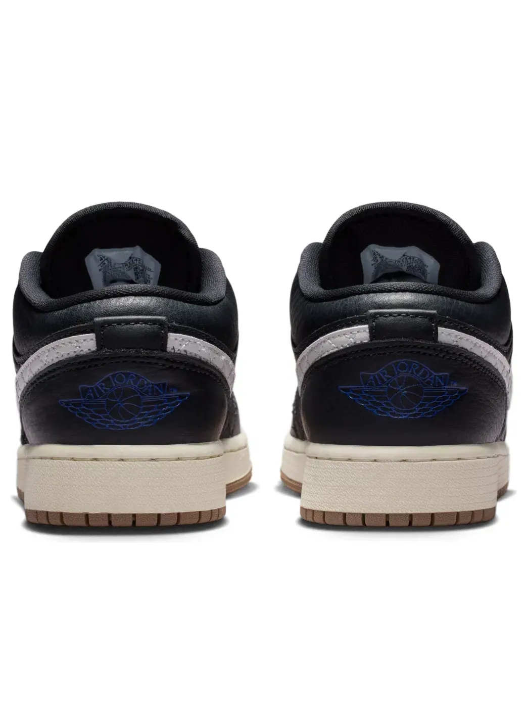 Детские кроссовки с низким верхом Air Jordan 1 Low SE Off Noir Sail Game Royal — изображение 2 из 4, черный