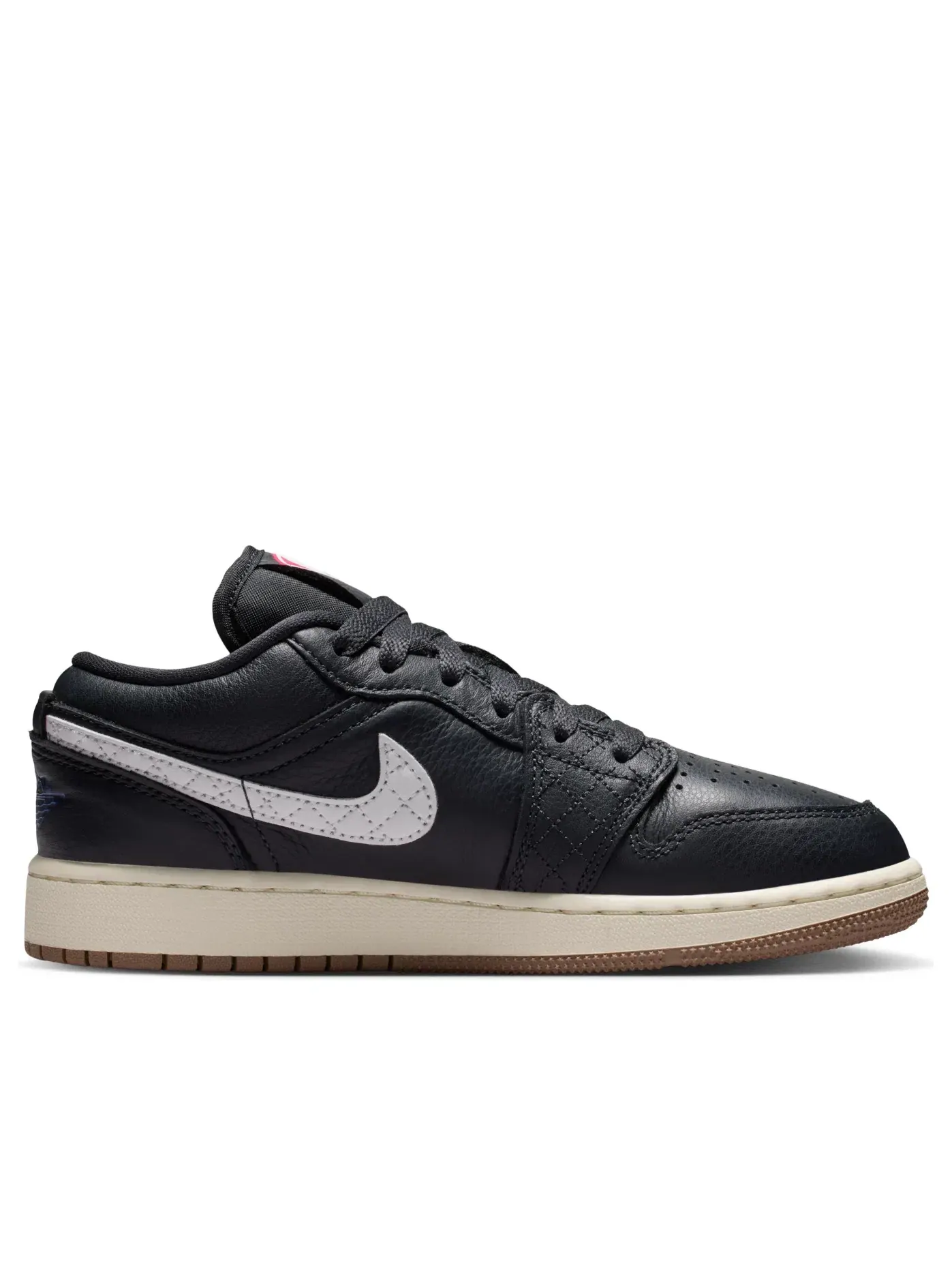Детские кроссовки с низким верхом Air Jordan 1 Low SE Off Noir Sail Game Royal — изображение 4 из 4, черный