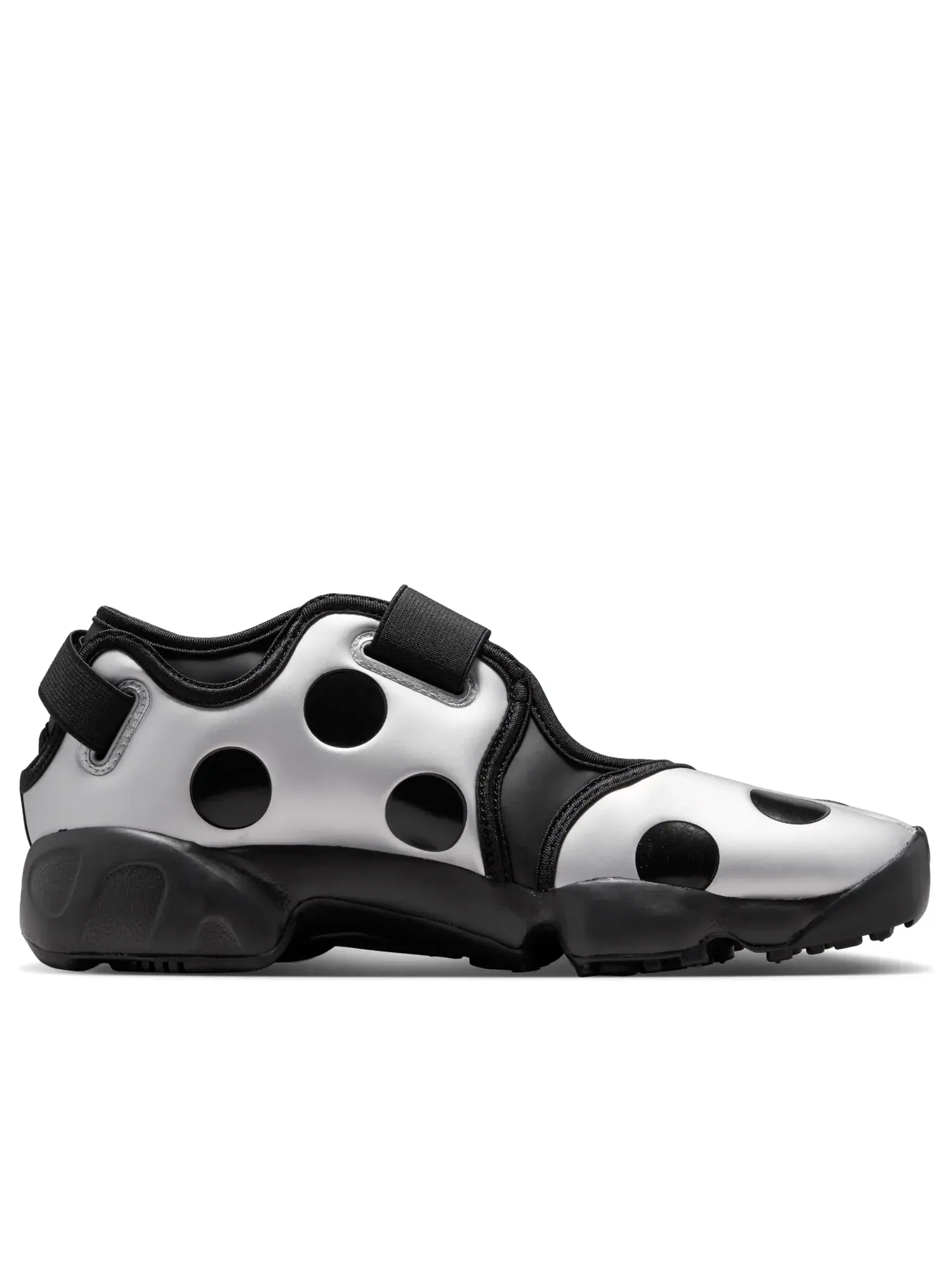 Кроссовки Nike Air Rift 'Polka Dots Black Metallic Silver' IR1226-001 — изображение 2 из 7, серебряный
