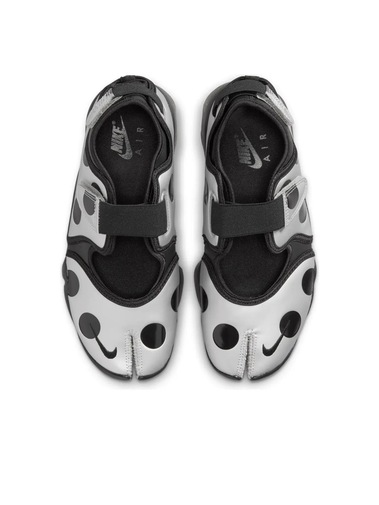 Кроссовки Nike Air Rift 'Polka Dots Black Metallic Silver' IR1226-001 — изображение 3 из 7, серебряный