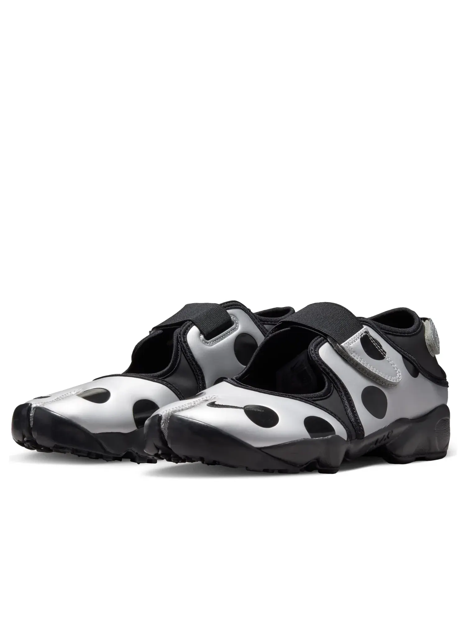 Кроссовки Nike Air Rift 'Polka Dots Black Metallic Silver' IR1226-001 — изображение 5 из 7, серебряный
