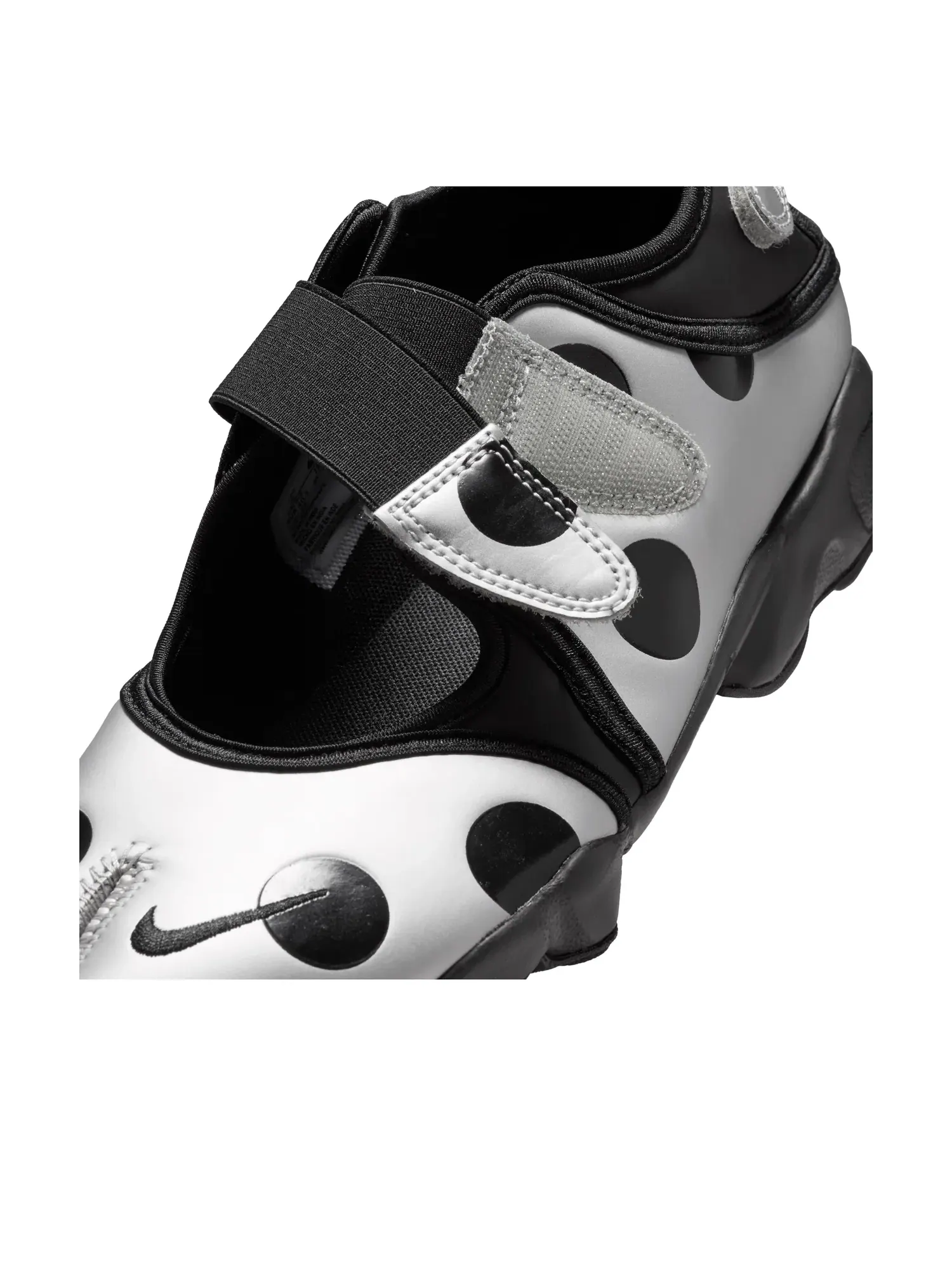 Кроссовки Nike Air Rift 'Polka Dots Black Metallic Silver' IR1226-001 — изображение 6 из 7, серебряный