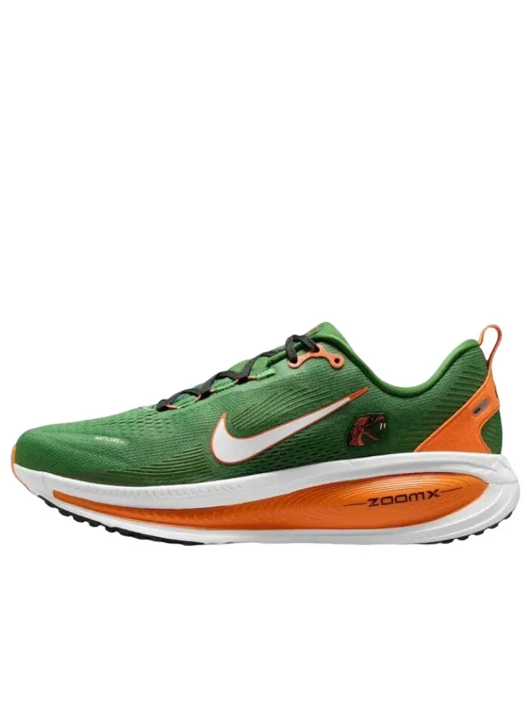 Мужские кроссовки для бега с шнуровкой Nike Air Zoom Vomero 18 Florida A&M — изображение 1 из 2, зеленый