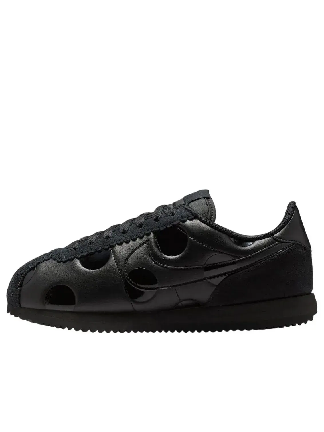 Кроссовки (WMNS) Nike Cortez 'Triple Black Polka Dot' — изображение 1 из 5, черный