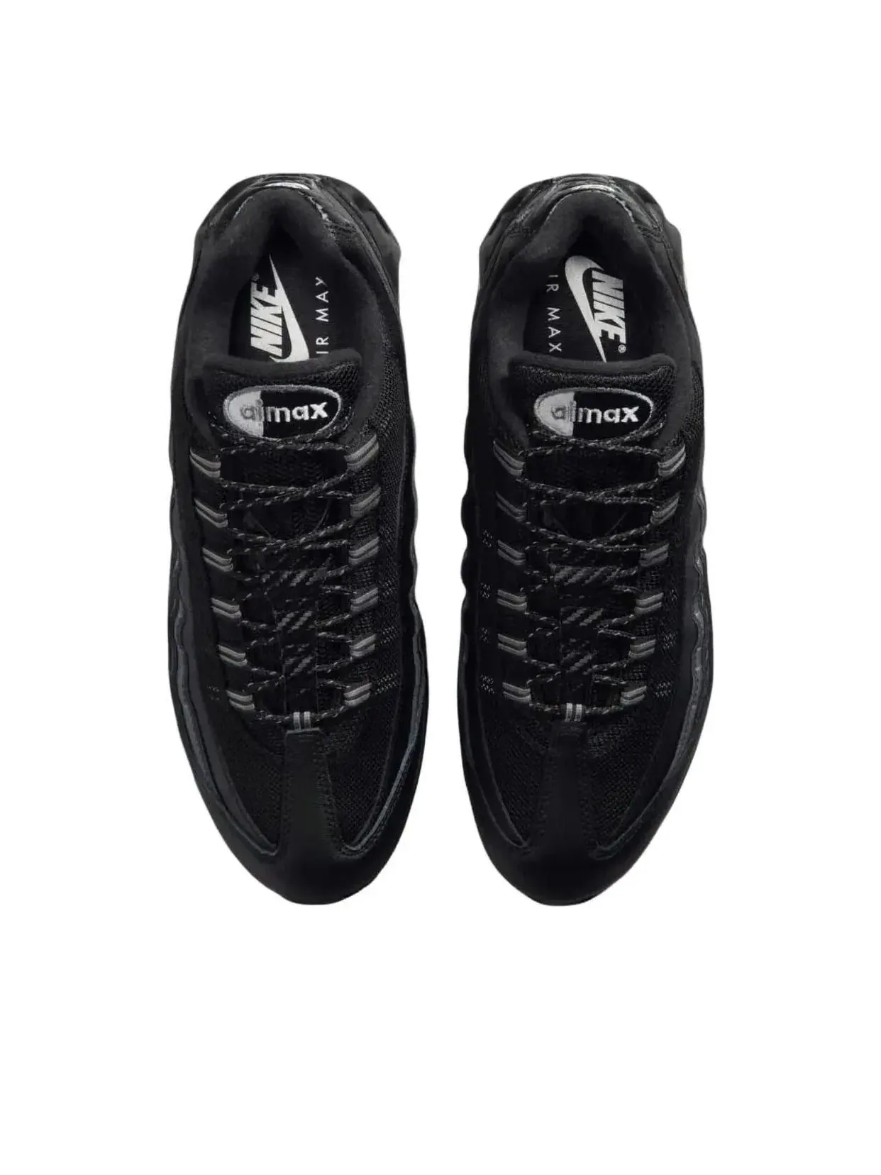 Кроссовки Nike Air Max 95 'Black Metallic Silver' — изображение 4 из 5, черный