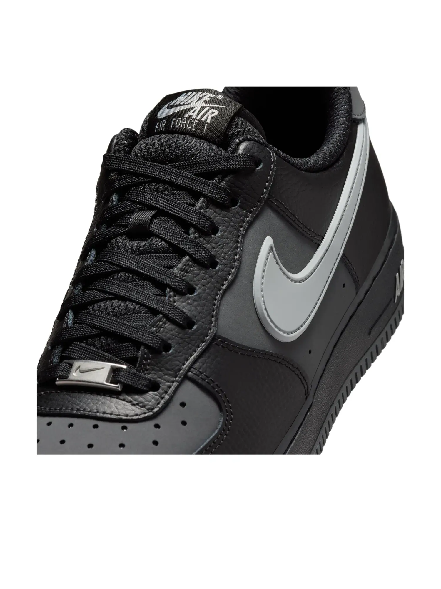 Кроссовки Nike Air Force 1 '07 LV8 'Black Light Smoke Grey' IR1475-010 — изображение 6 из 7, черный