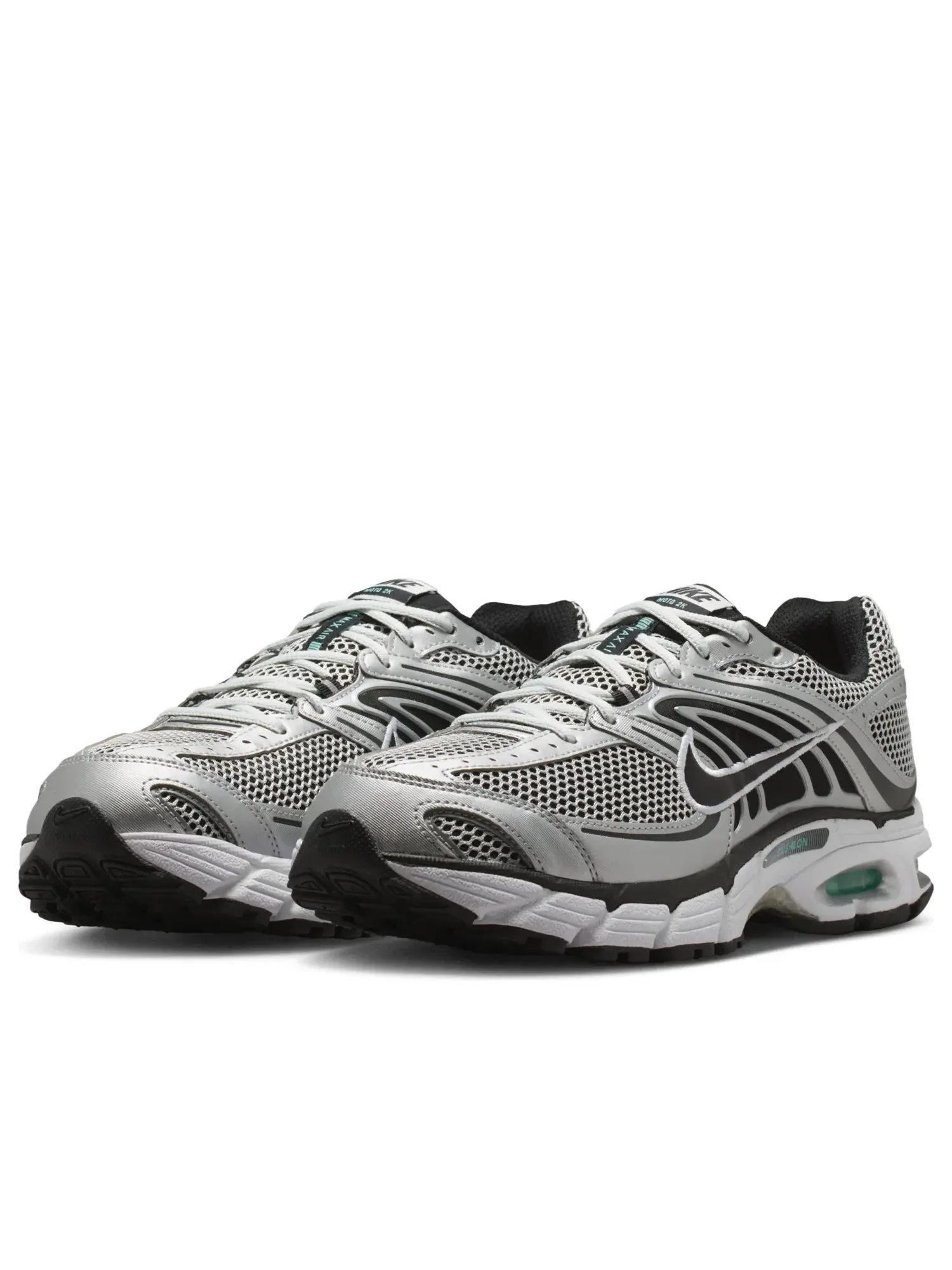 Кроссовки Nike Air Max Moto 2K 'Metallic Silver Hyper Turquoise' IR1476-101 — изображение 5 из 7, серебряный