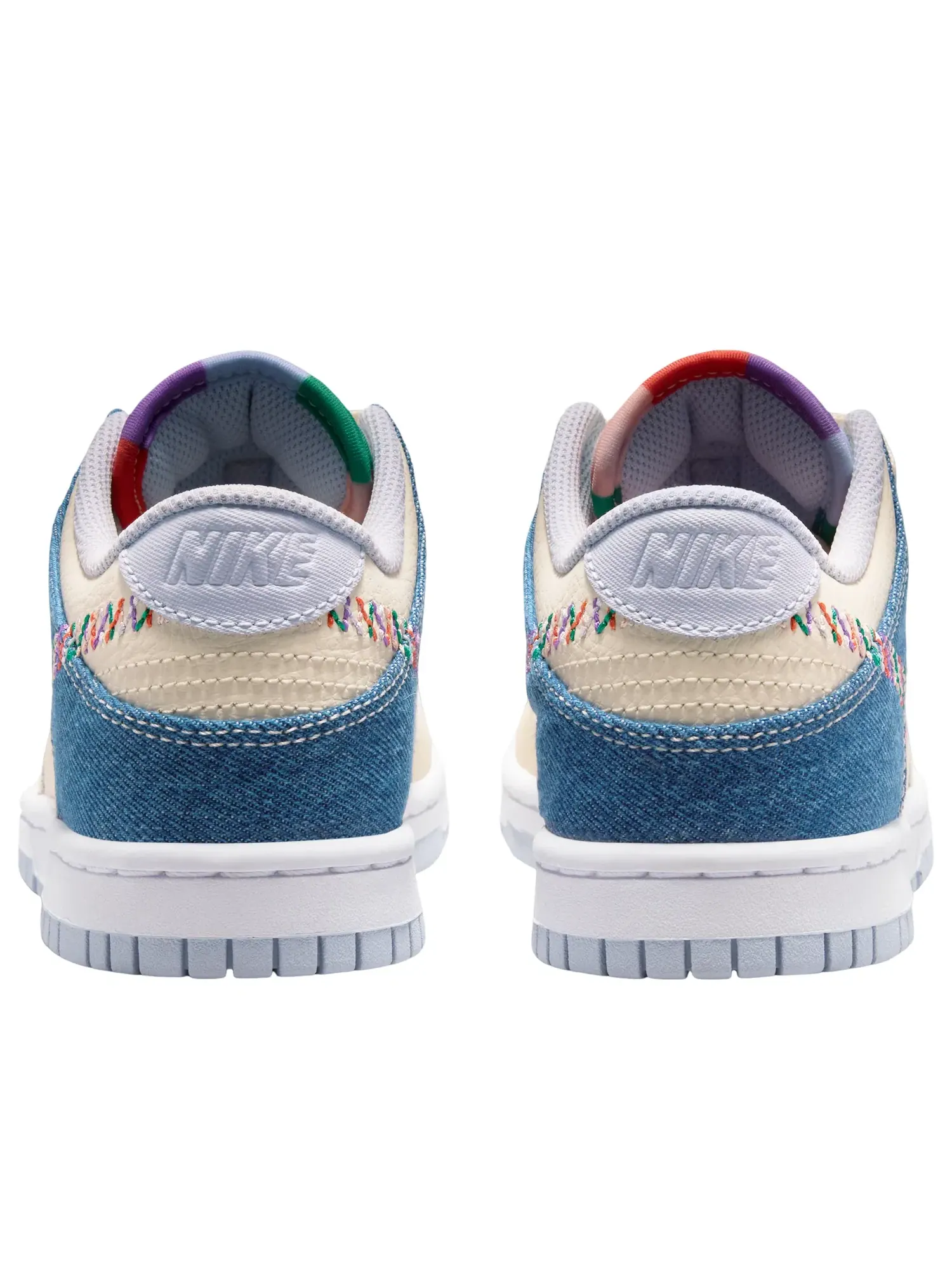 Кроссовки Nike Dunk Low 'Soft Pearl Blue Denim' IR1825-022 — изображение 3 из 6, бежевый