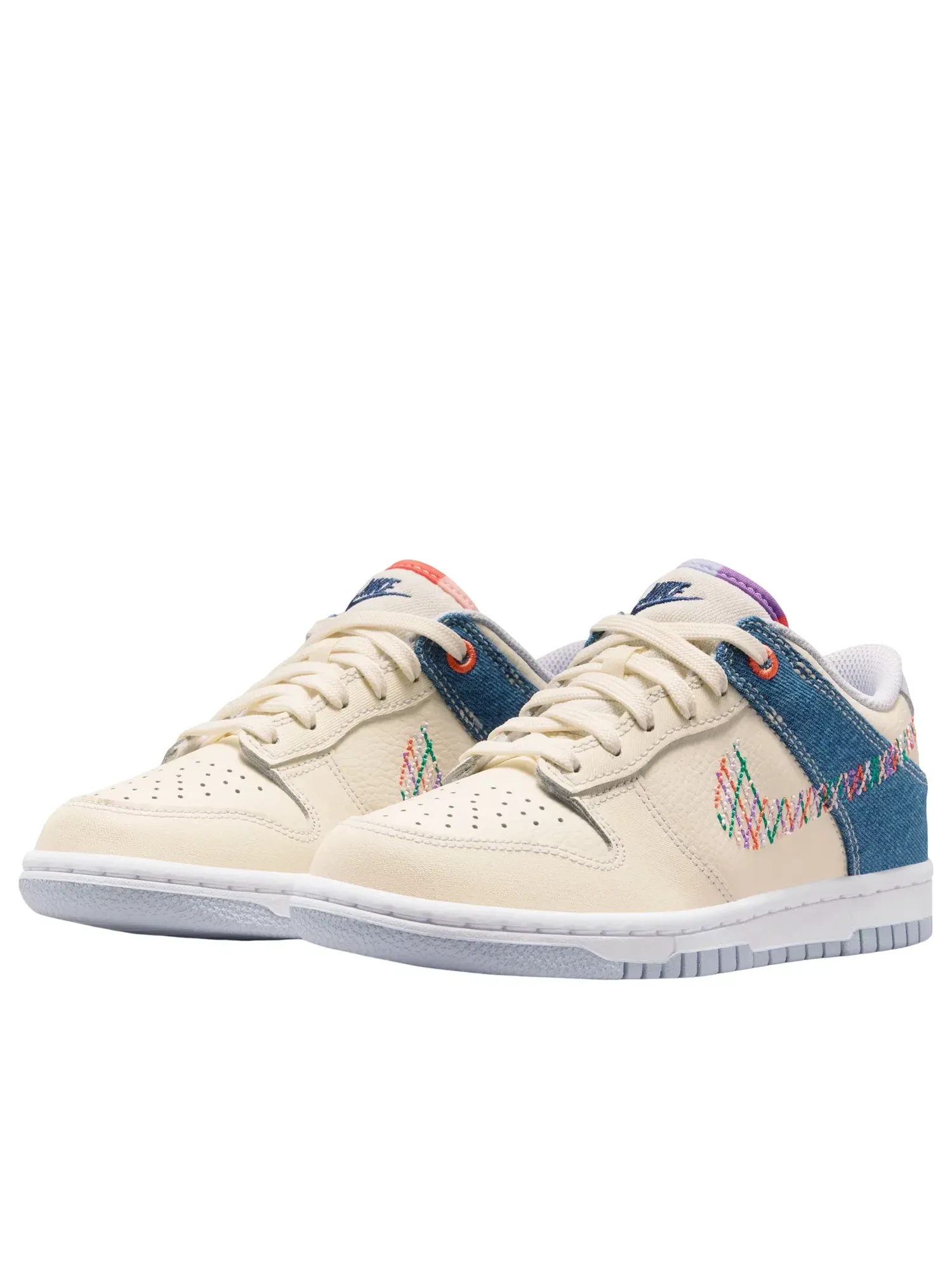 Кроссовки Nike Dunk Low 'Soft Pearl Blue Denim' IR1825-022 — изображение 4 из 6, бежевый
