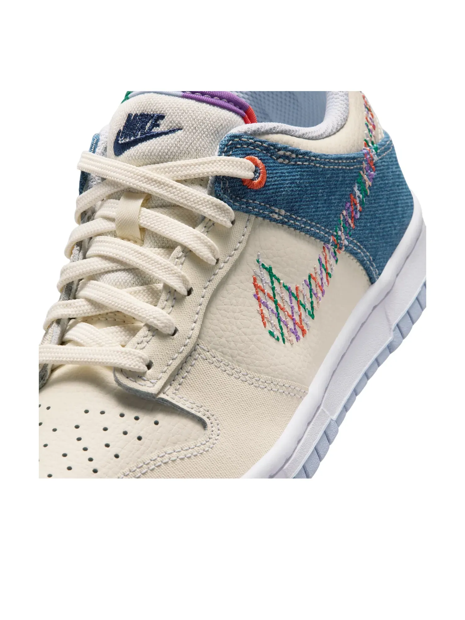 Кроссовки Nike Dunk Low 'Soft Pearl Blue Denim' IR1825-022 — изображение 5 из 6, бежевый