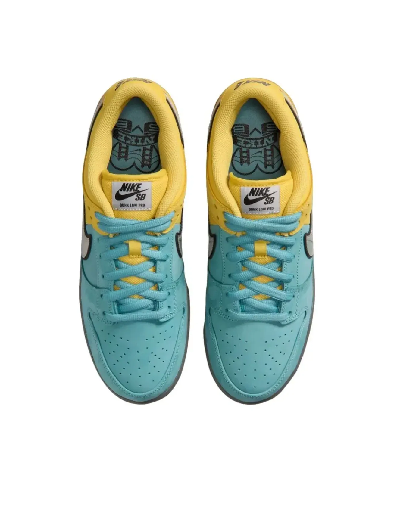 Кроссовки Nike SB Dunk Low 'Muni Fast Pass' IR1888-700 — изображение 3 из 5, бирюзовый