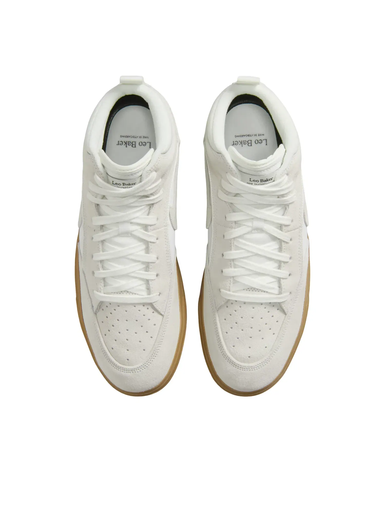 Кроссовки Nike SB React Leo 'Sail Gumlight Brown' IR1889-100 — изображение 2 из 6, бежевый
