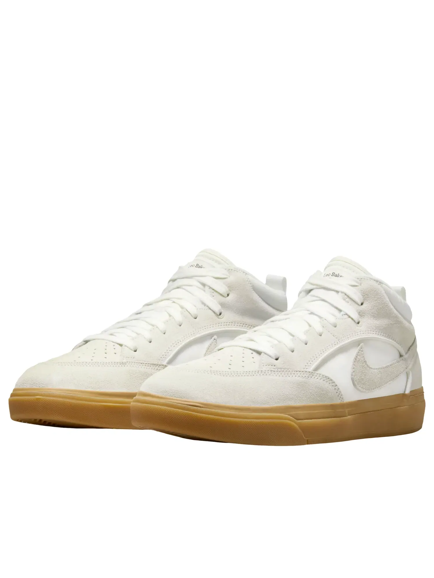 Кроссовки Nike SB React Leo 'Sail Gumlight Brown' IR1889-100 — изображение 4 из 6, бежевый