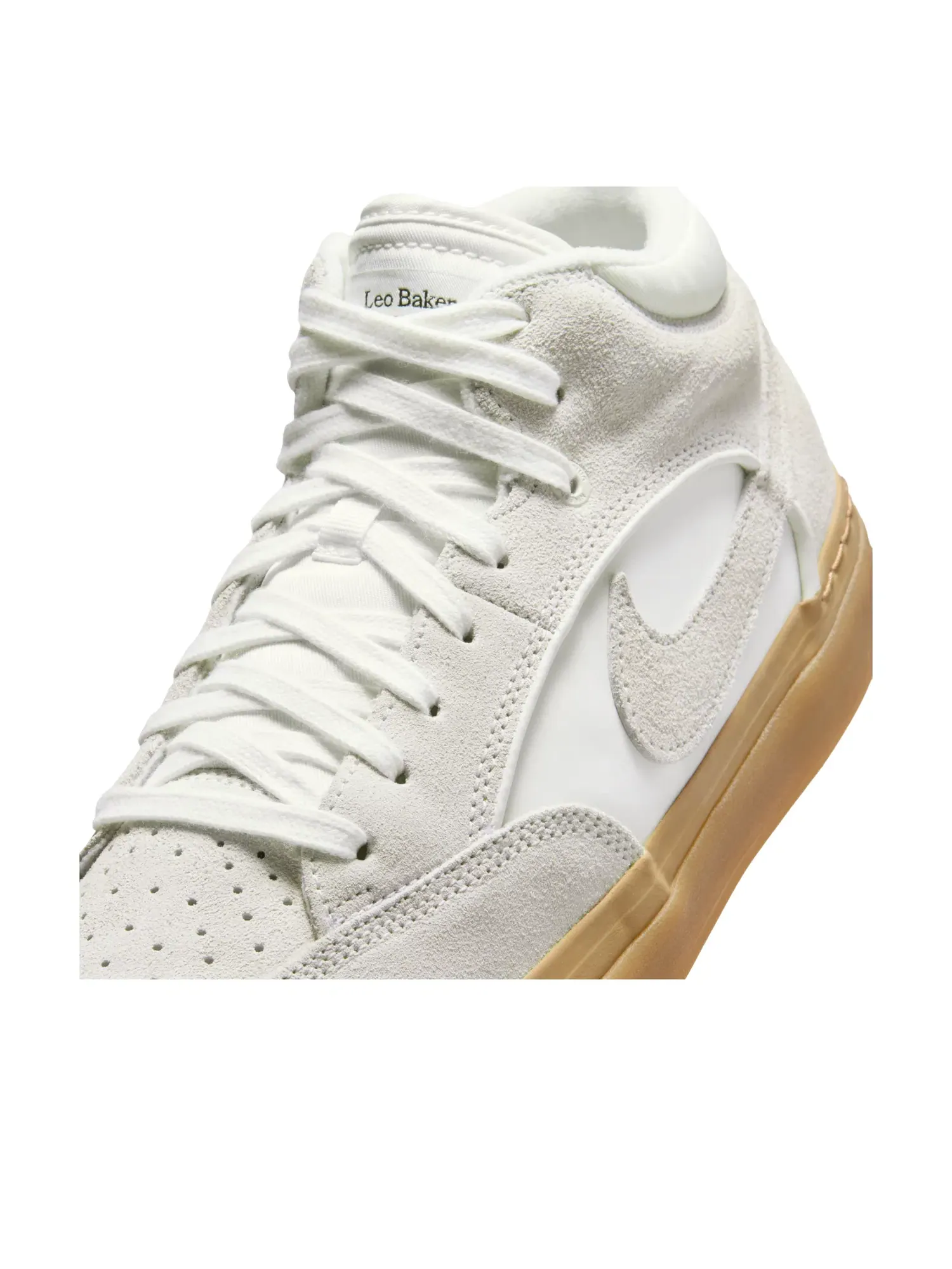 Кроссовки Nike SB React Leo 'Sail Gumlight Brown' IR1889-100 — изображение 5 из 6, бежевый