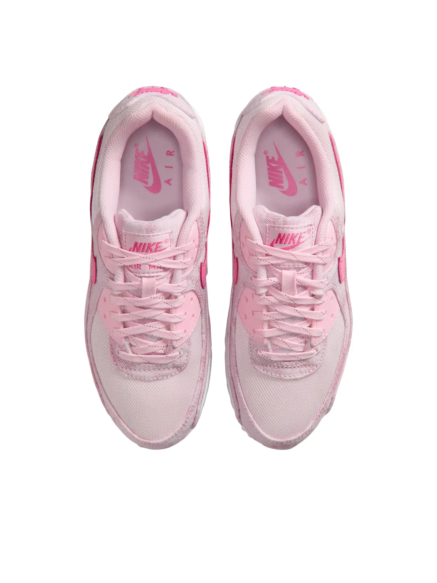 Кроссовки Nike Air Max 90 'Pink Denim' IR1975-663 — изображение 2 из 6, розовый