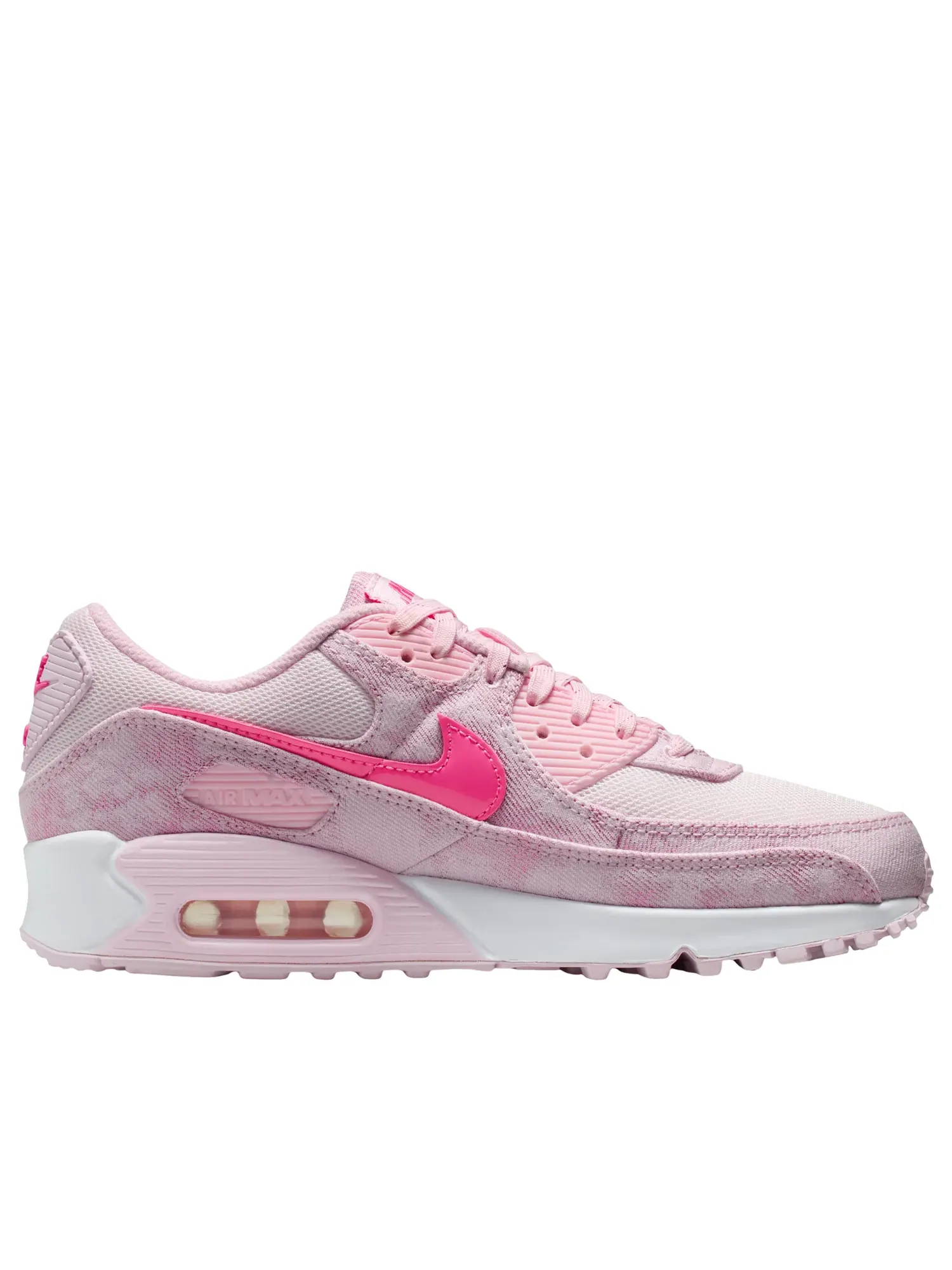 Кроссовки Nike Air Max 90 'Pink Denim' IR1975-663 — изображение 6 из 6, розовый
