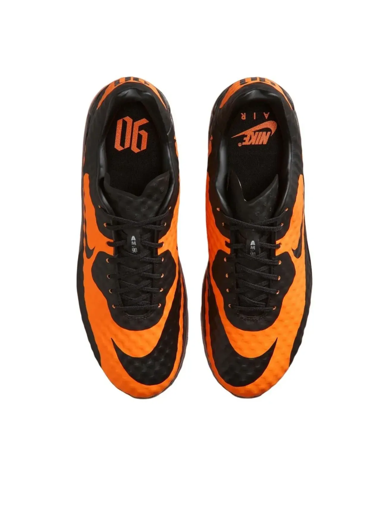 Кроссовки Nike Air Max 90 'Hypervenom' — изображение 3 из 6, оранжевый