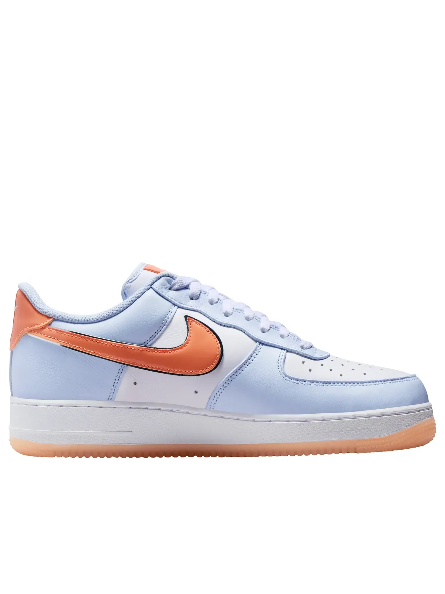 Кроссовки Nike Air Force 1 '07 'Hydrogen Blue Orange Frost' IR1980-407 — изображение 2 из 7, синий