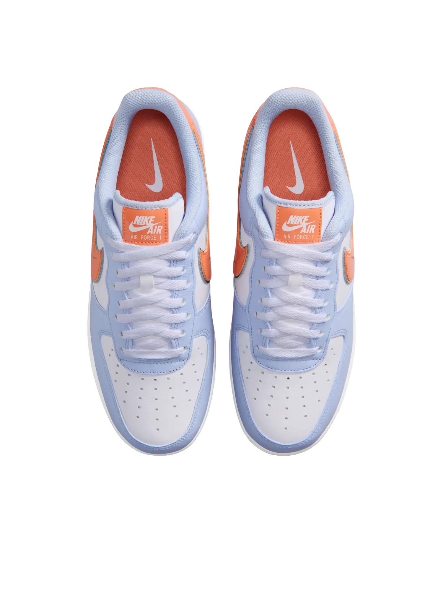 Кроссовки Nike Air Force 1 '07 'Hydrogen Blue Orange Frost' IR1980-407 — изображение 3 из 7, синий