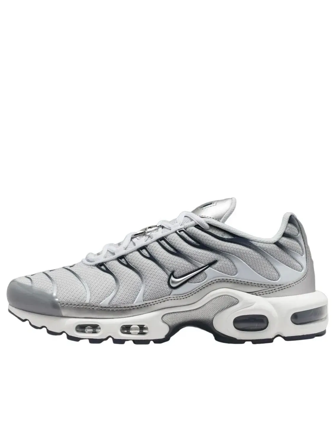 Кроссовки (WMNS) Nike Air Max Plus 'Metallic Silver' — изображение 1 из 5, серебряный