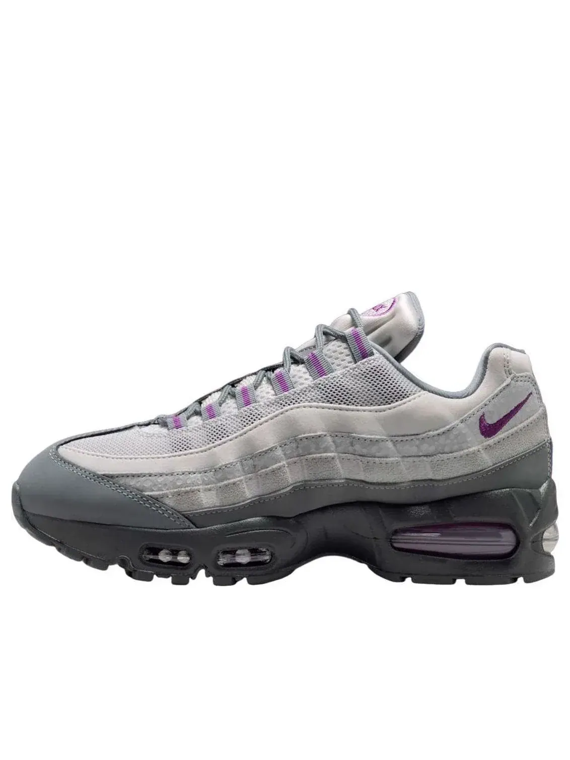 Кроссовки Nike Air Max 95 'Bold Berry' — изображение 1 из 5, серый