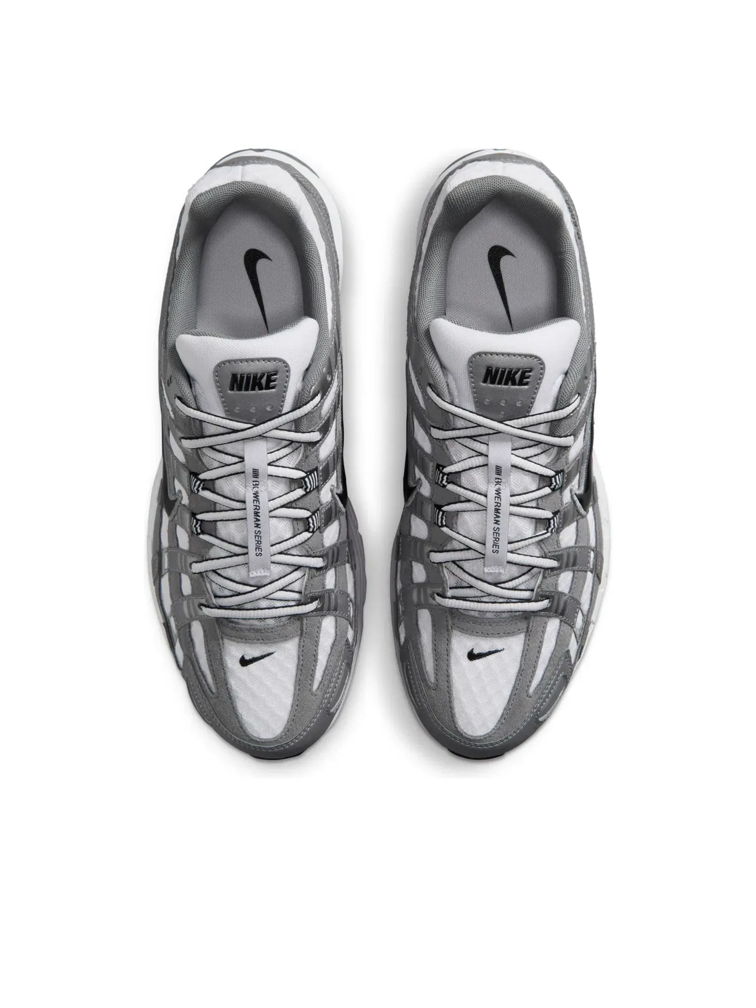 Кроссовки Nike P-6000 'White Metallic Cool Grey Black' IR2004-100 — изображение 3 из 7, серебряный