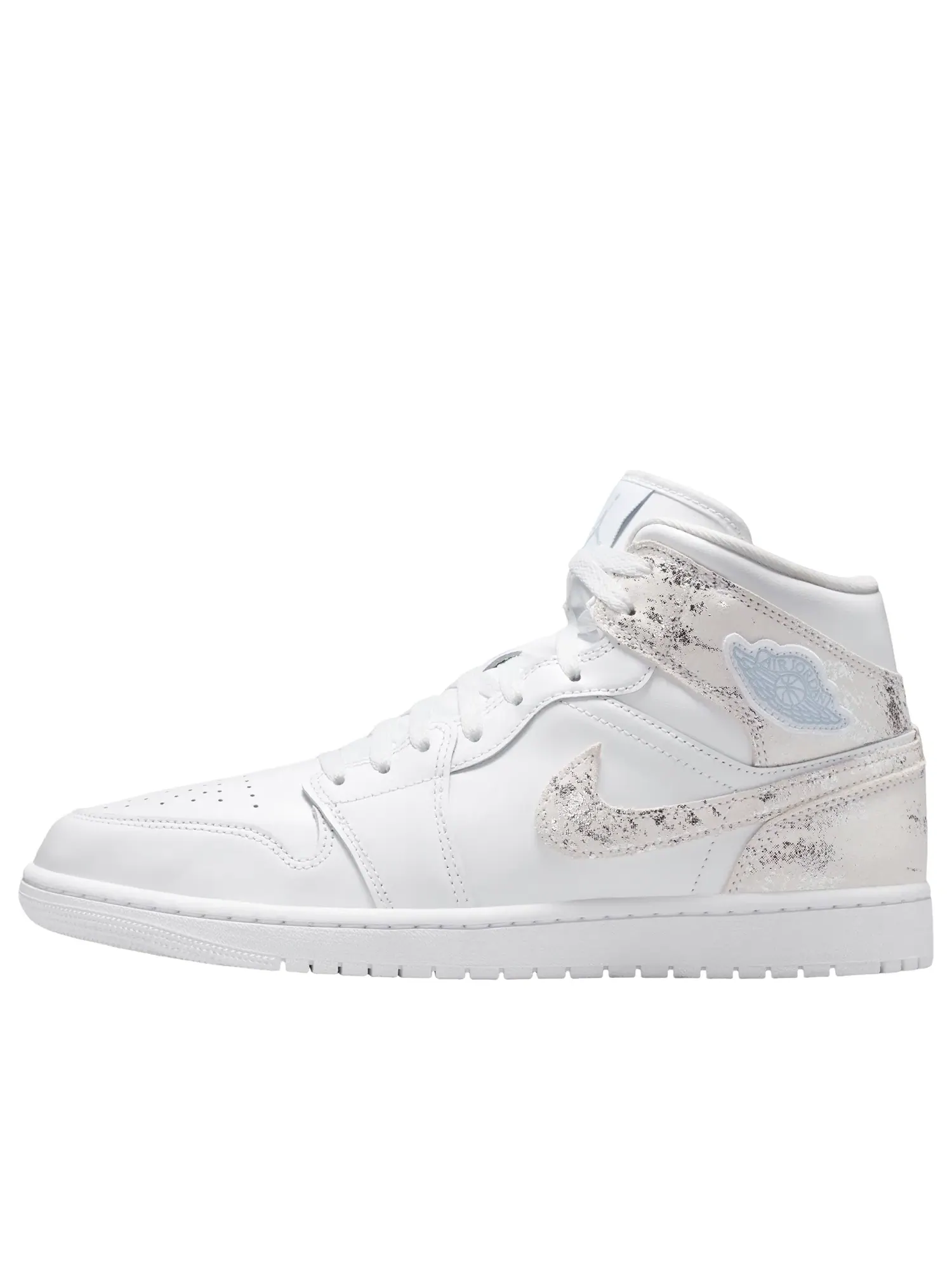 Кроссовки Air Jordan 1 Mid SE 'Distressed White Field Silver' IR2271-100 — изображение 1 из 7, белый