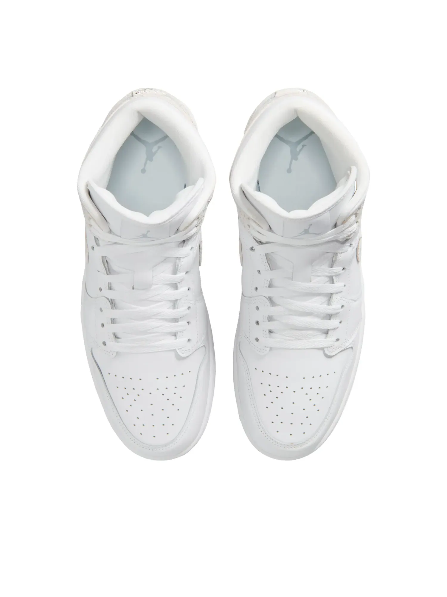 Кроссовки Air Jordan 1 Mid SE 'Distressed White Field Silver' IR2271-100 — изображение 3 из 7, белый