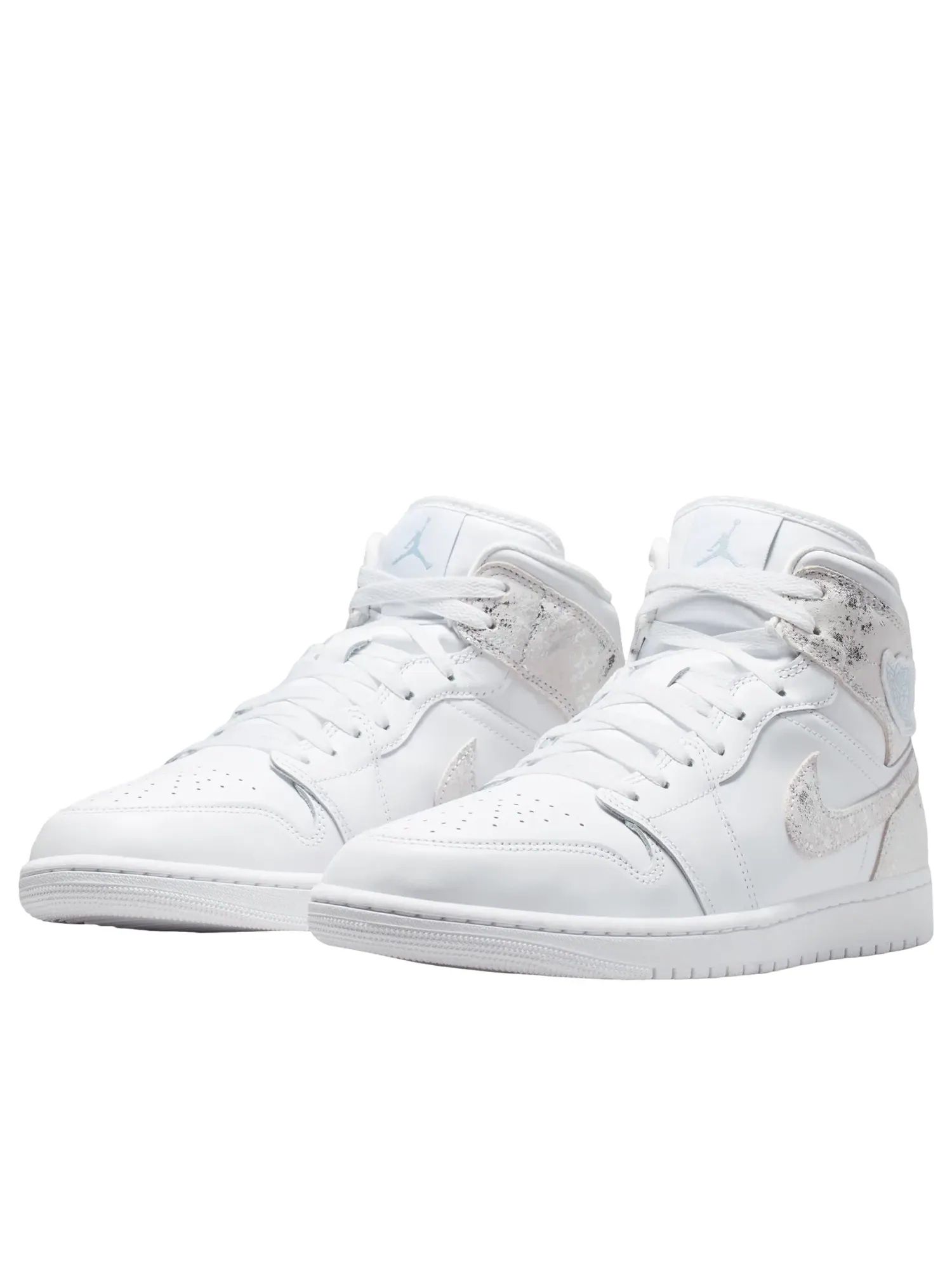 Кроссовки Air Jordan 1 Mid SE 'Distressed White Field Silver' IR2271-100 — изображение 5 из 7, белый