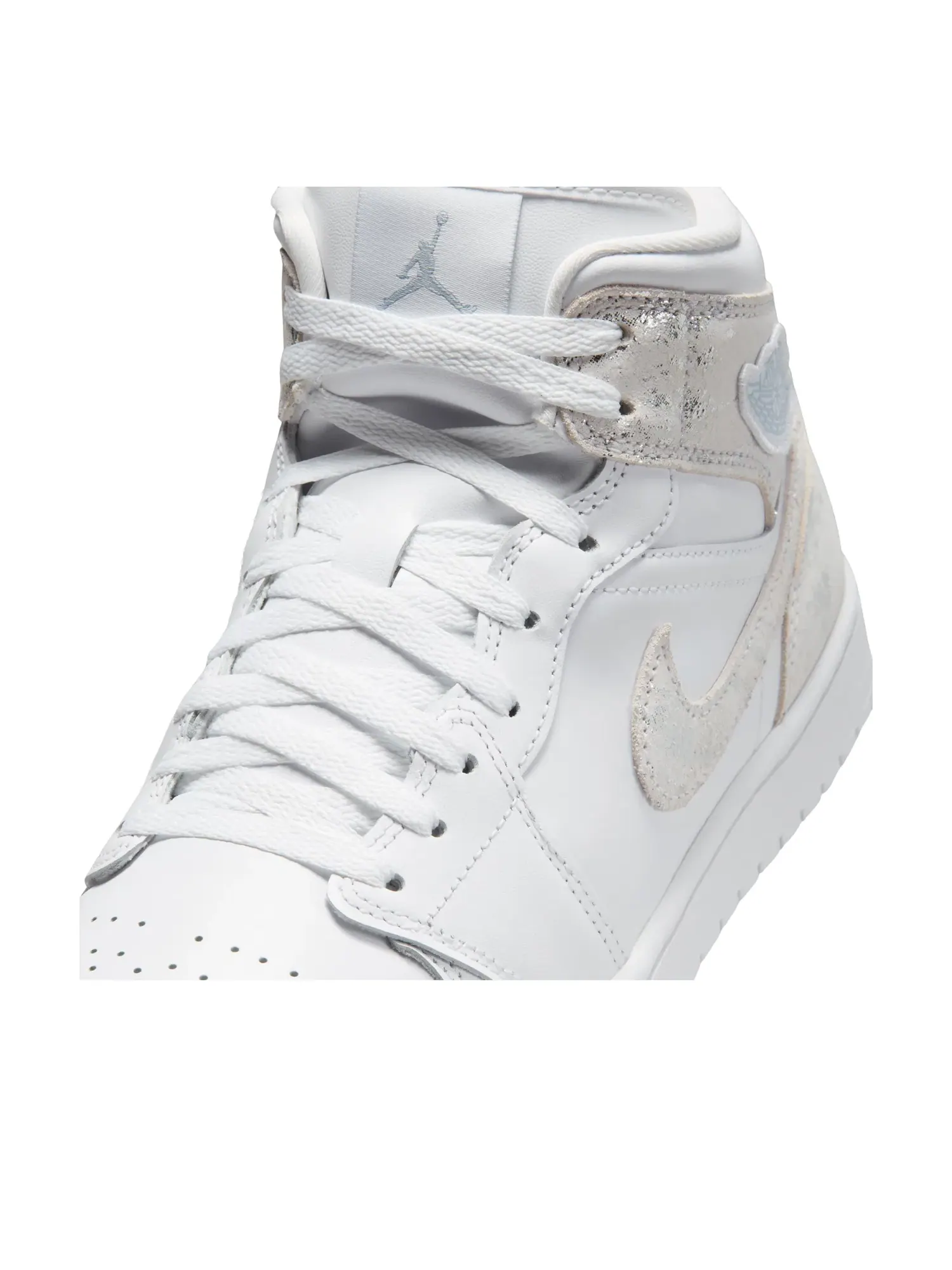 Кроссовки Air Jordan 1 Mid SE 'Distressed White Field Silver' IR2271-100 — изображение 7 из 7, белый