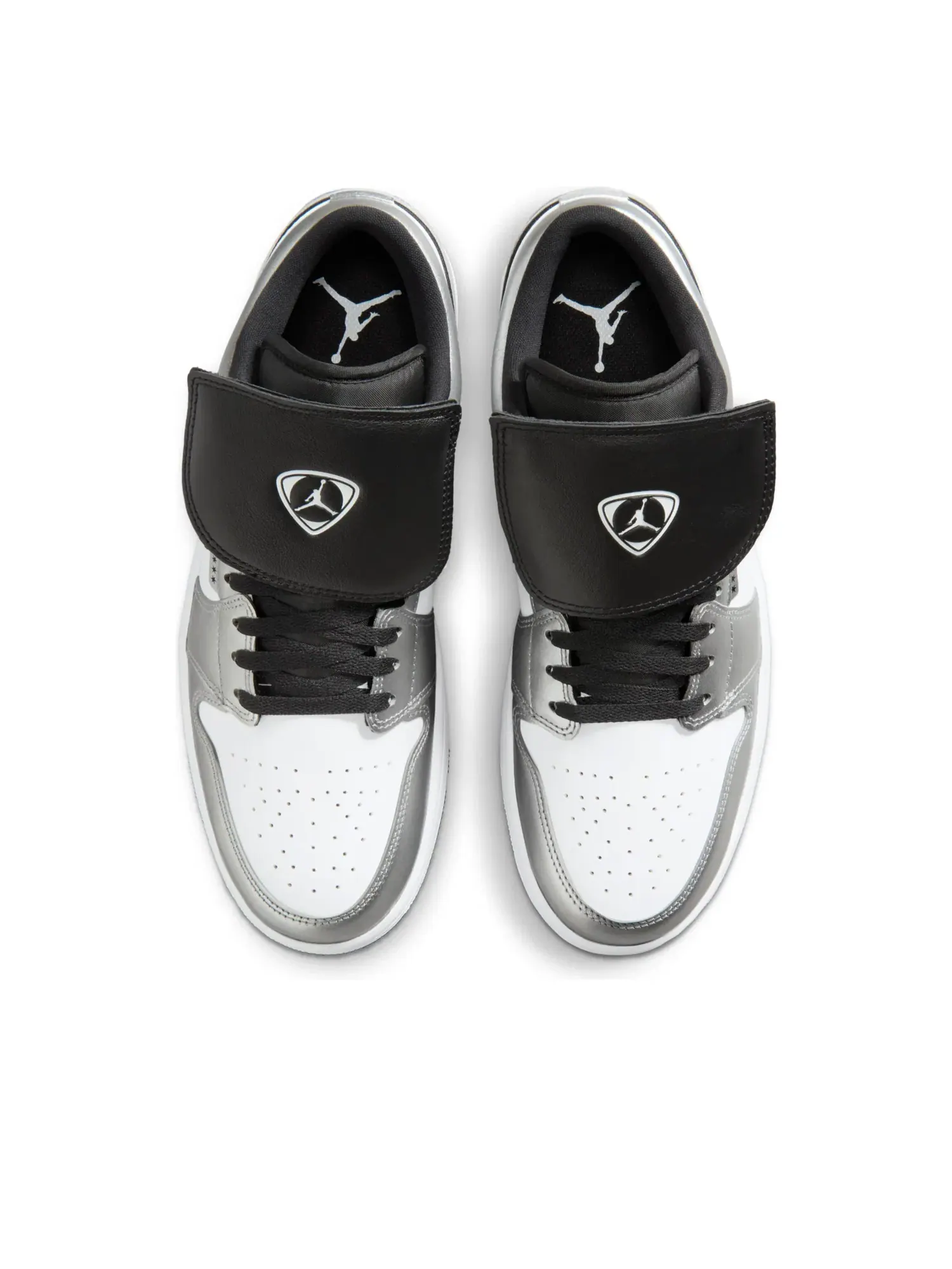 Кроссовки Air Jordan 1 Low SE 'Metallic Silver Tiempo' IR2278-100 — изображение 3 из 7, серебряный
