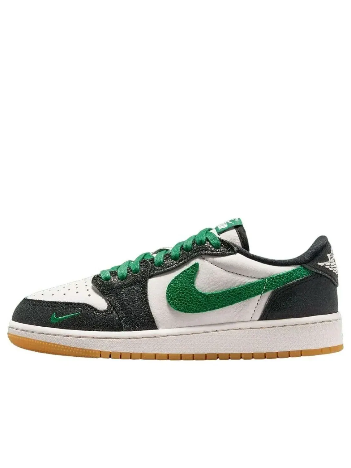 Кроссовки Air Jordan 1 Low 'Phantom Pine Green Black' IR2283-030 — изображение 1 из 5, зеленый