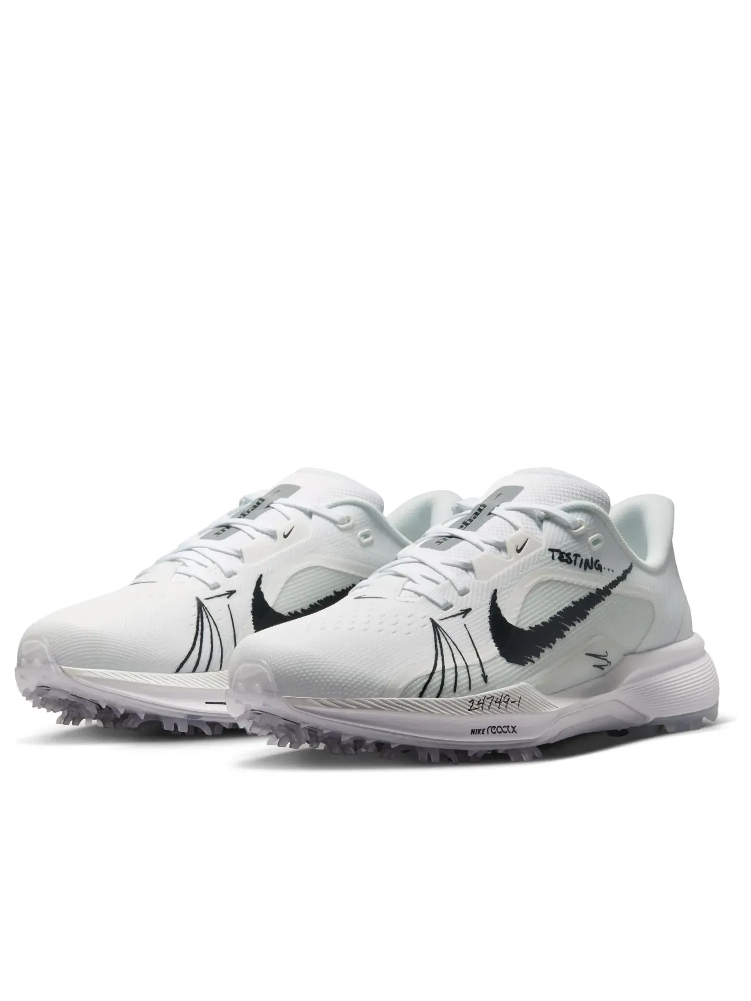 Кроссовки Nike Pegasus 1 G 'White Black Metallic Silver' IR3241-100 — 4