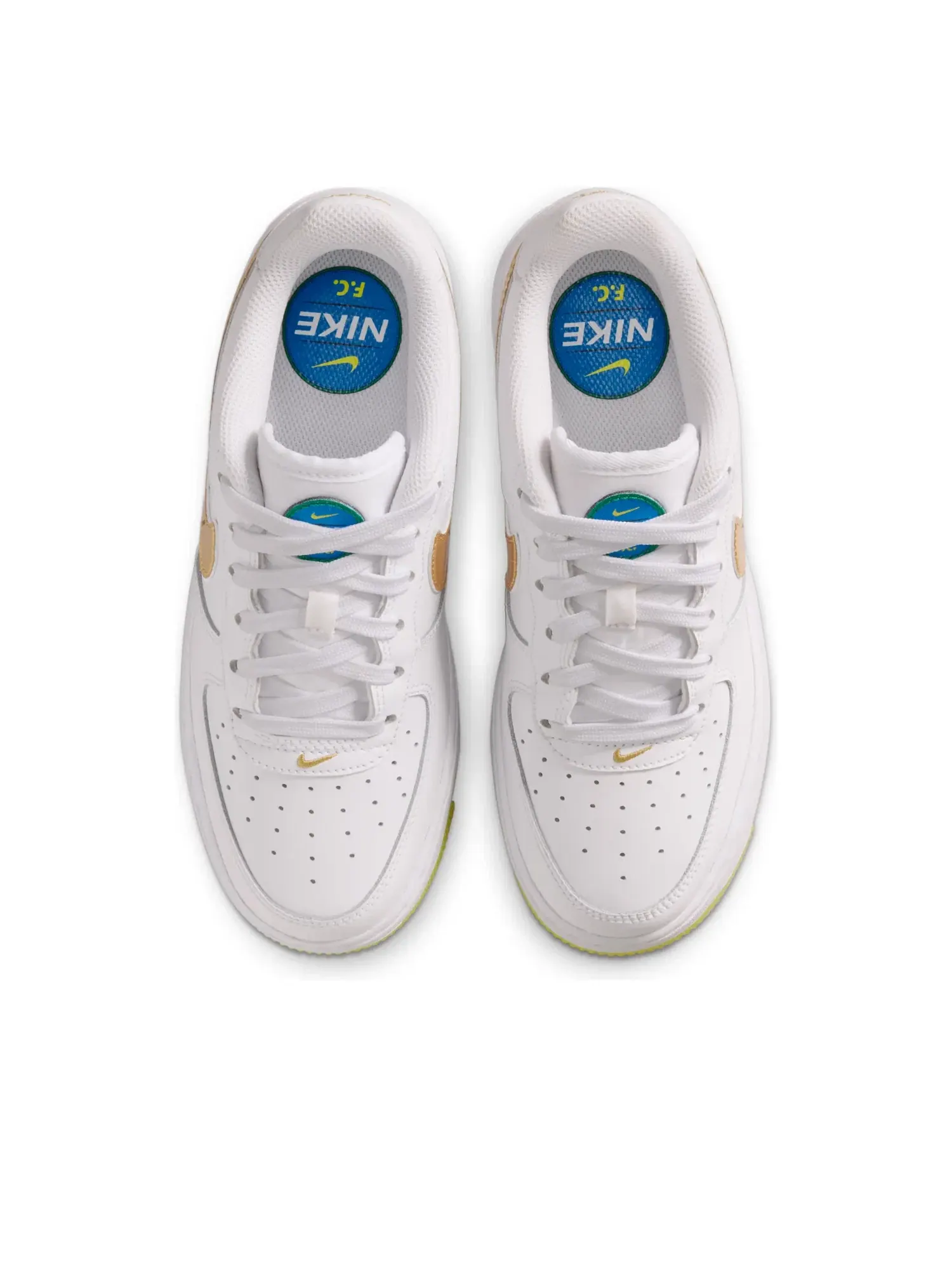 Кроссовки Nike Air Force 1 'White Soar Sonic Yellow' IR3538-100 — изображение 2 из 6, белый