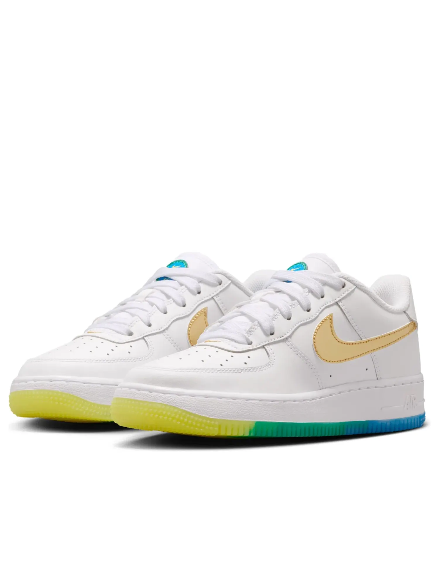 Кроссовки Nike Air Force 1 'White Soar Sonic Yellow' IR3538-100 — изображение 4 из 6, белый