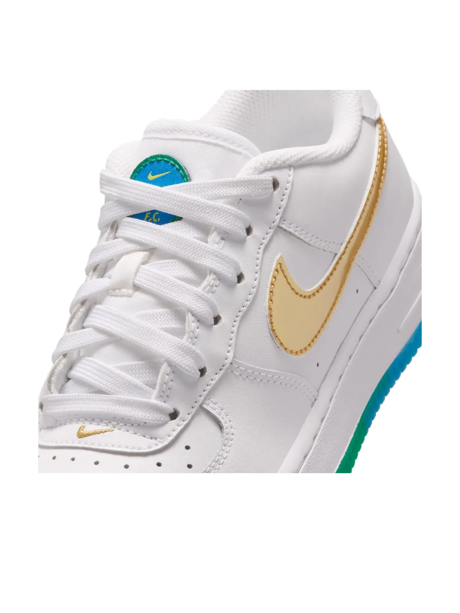 Кроссовки Nike Air Force 1 'White Soar Sonic Yellow' IR3538-100 — изображение 5 из 6, белый
