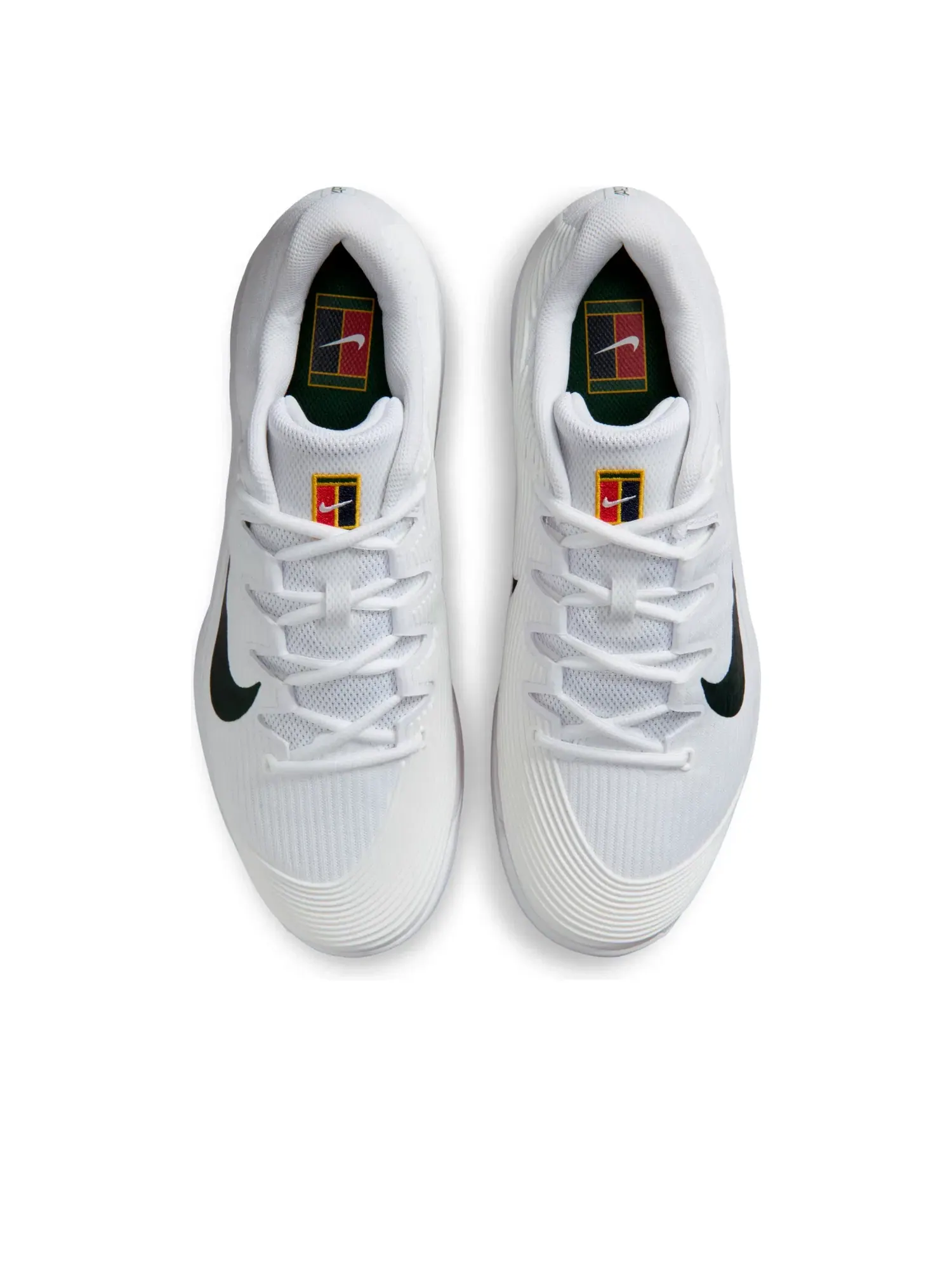 Мужские теннисные кроссовки с шнуровкой Nike Zoom Vapor 12 PRM White University Gold — изображение 3 из 7, белый