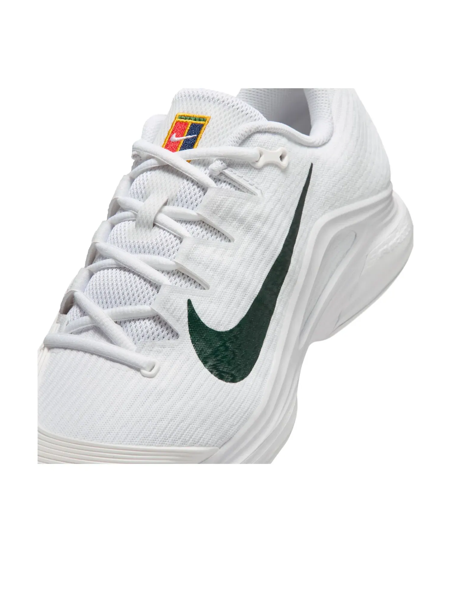 Мужские теннисные кроссовки с шнуровкой Nike Zoom Vapor 12 PRM White University Gold — изображение 6 из 7, белый