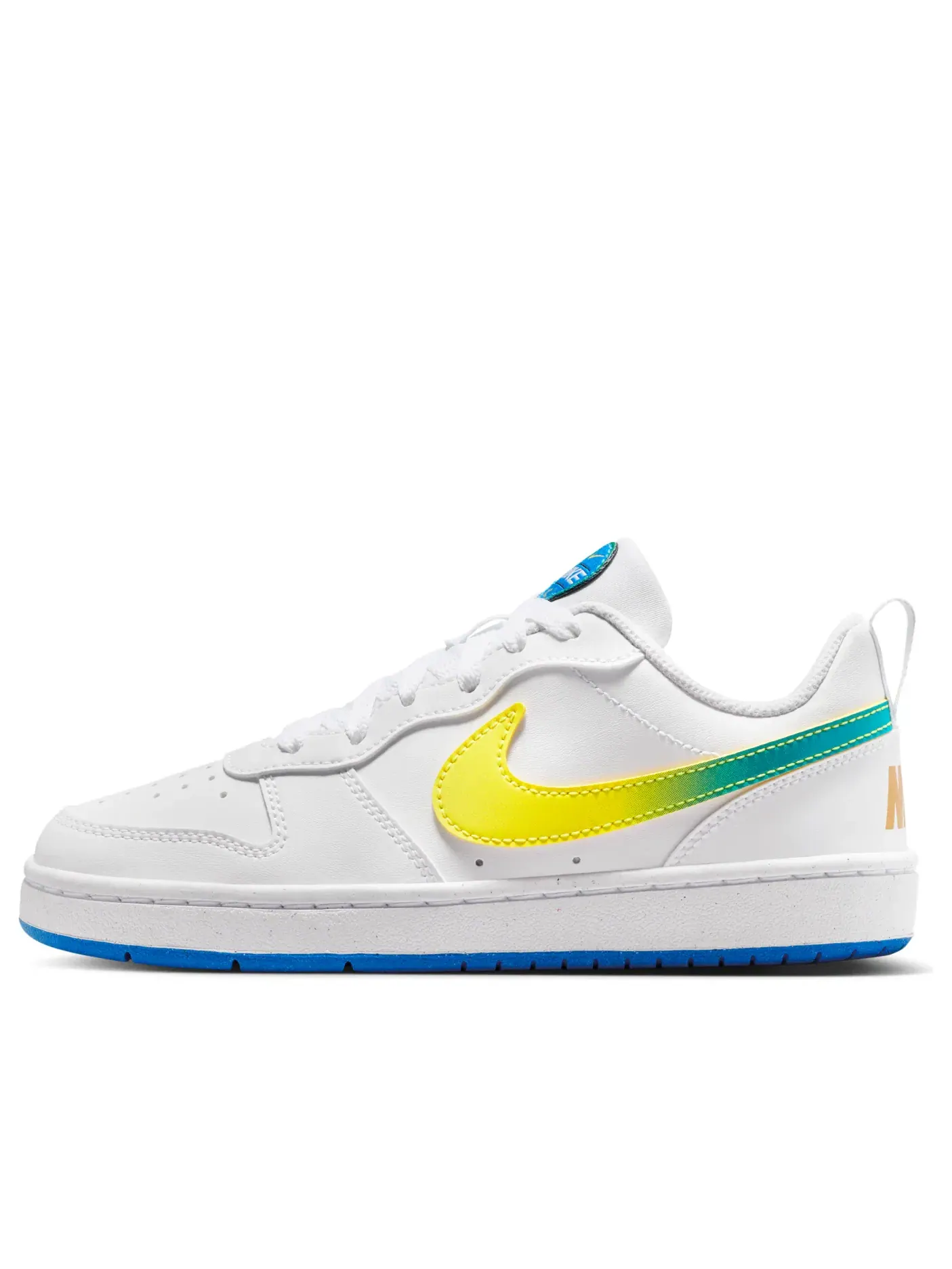 Кроссовки Nike Court Borough Low 'White Soar Sonic Yellow' IR3997-100 — изображение 1 из 7, белый