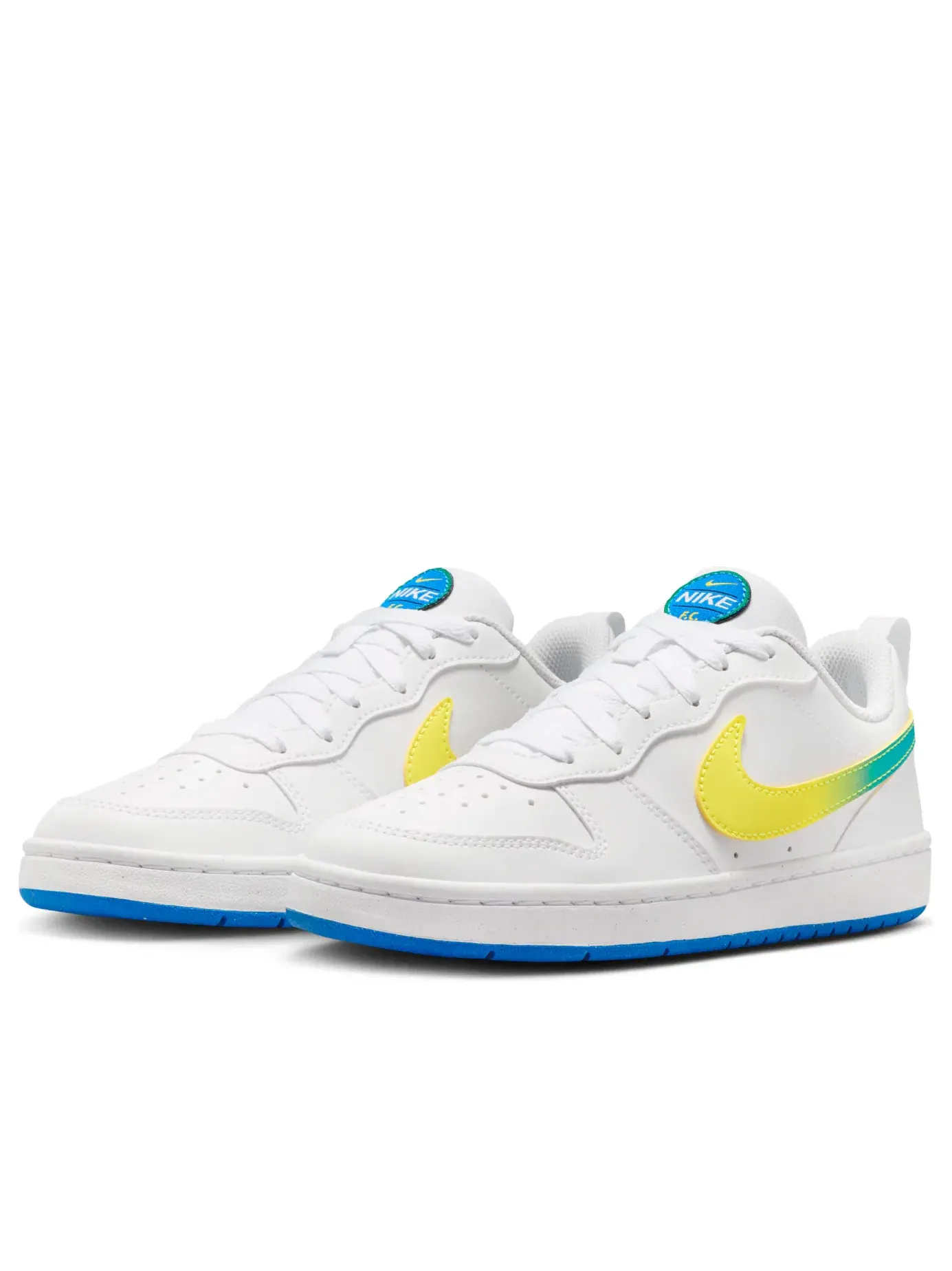 Кроссовки Nike Court Borough Low 'White Soar Sonic Yellow' IR3997-100 — изображение 5 из 7, белый