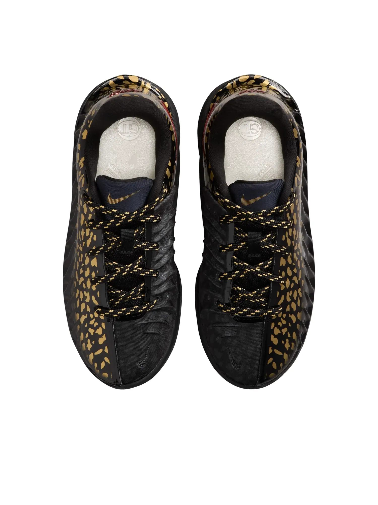 Детские кроссовки для баскетбола с принтом Nike x Victor Wembanyama Air Zoom GT Cut 4 Gold Panther — изображение 2 из 6