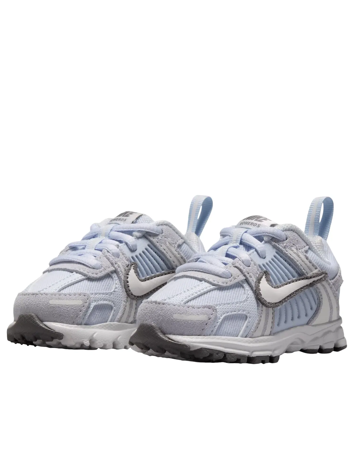 Детские кроссовки для малышей с шнуровкой Nike Air Zoom Vomero 5 Football Grey Pencil Point — изображение 2 из 6, синий
