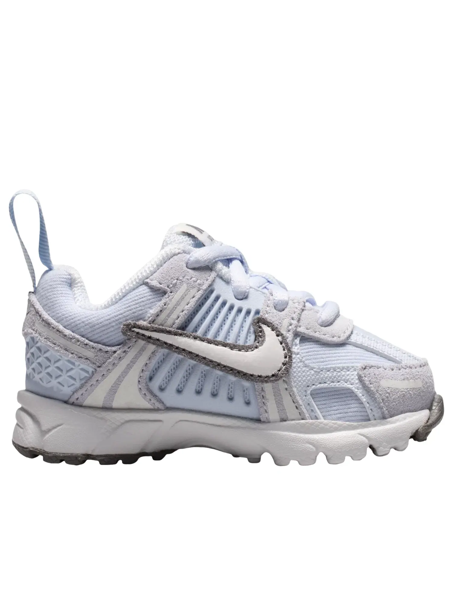 Детские кроссовки для малышей с шнуровкой Nike Air Zoom Vomero 5 Football Grey Pencil Point — изображение 6 из 6, синий