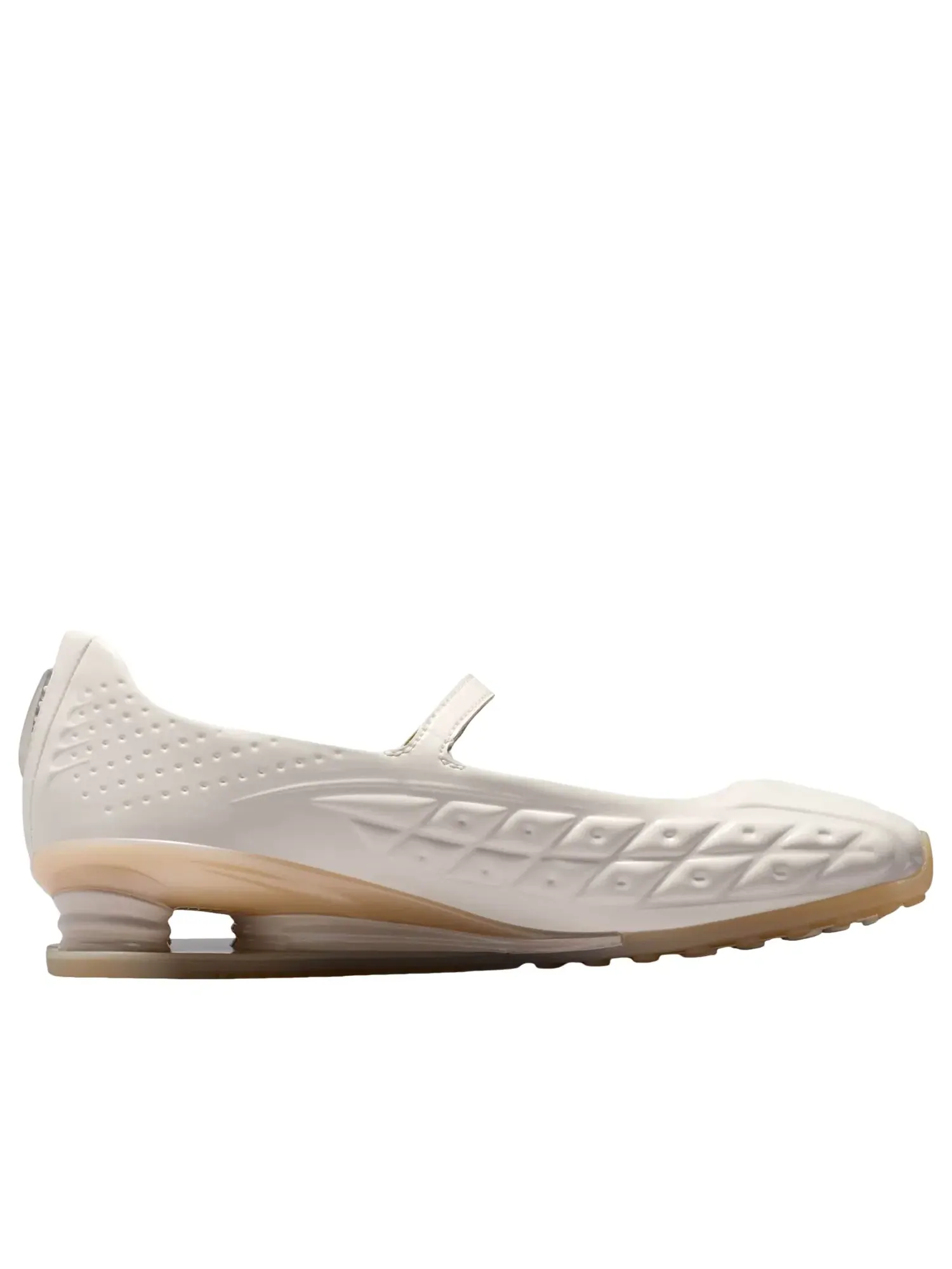 Кроссовки Nike Shox Z Calistra 'Pale Ivory Oatmeal' IR5510-100 — изображение 2 из 6, белый