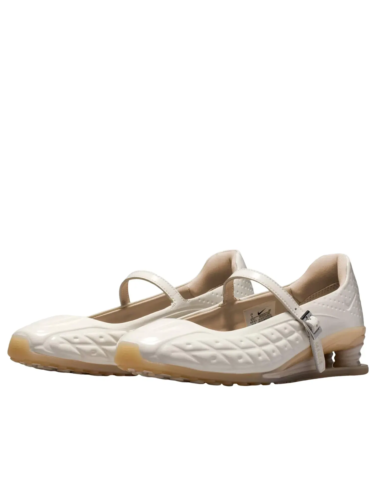 Кроссовки Nike Shox Z Calistra 'Pale Ivory Oatmeal' IR5510-100 — изображение 5 из 6, белый