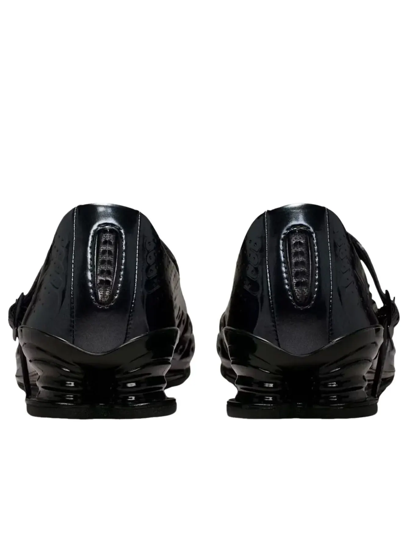 Кроссовки (WMNS) Nike x Naked Copenhagen Shox Z Calistra 'Black Off-White' — изображение 4 из 6, черный